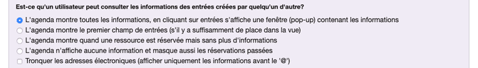 Visualisation des détails des RDV