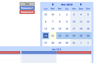 Codes couleur des ressources